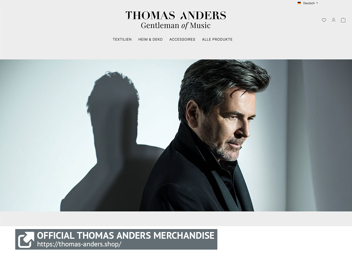 Thomas Anders Merchandise 2023